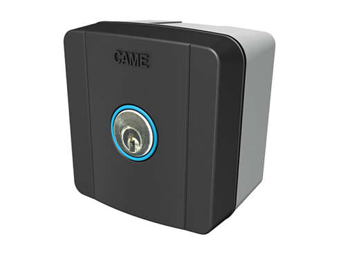 Купить ключ-выключатель накладной CAME SELC1FDG с синей подсветкой с доставкой и установкой в Джанкое