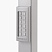 Морозостойкая, водонепроницаемая кодовая панель Locinox (Бельгия) SLIMSTONE со встроенным реле, цвета zilver и 9005 (черный)  - купить в Джанкое!