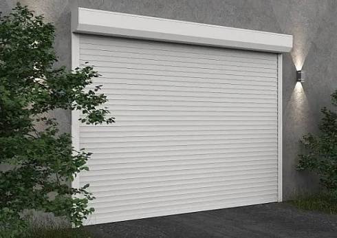 Автоматические рулонные ворота для гаража серии Алютех Prestige с алюминиевым профилем AR/555N с доставкой в Джанкое 
