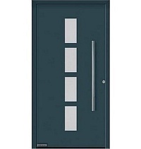 Двери входные алюминиевые  ThermoPlan Hybrid Hormann – Мотив 501 в Джанкое